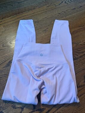 Lululemon light pink High-Rise Leggings sz 0